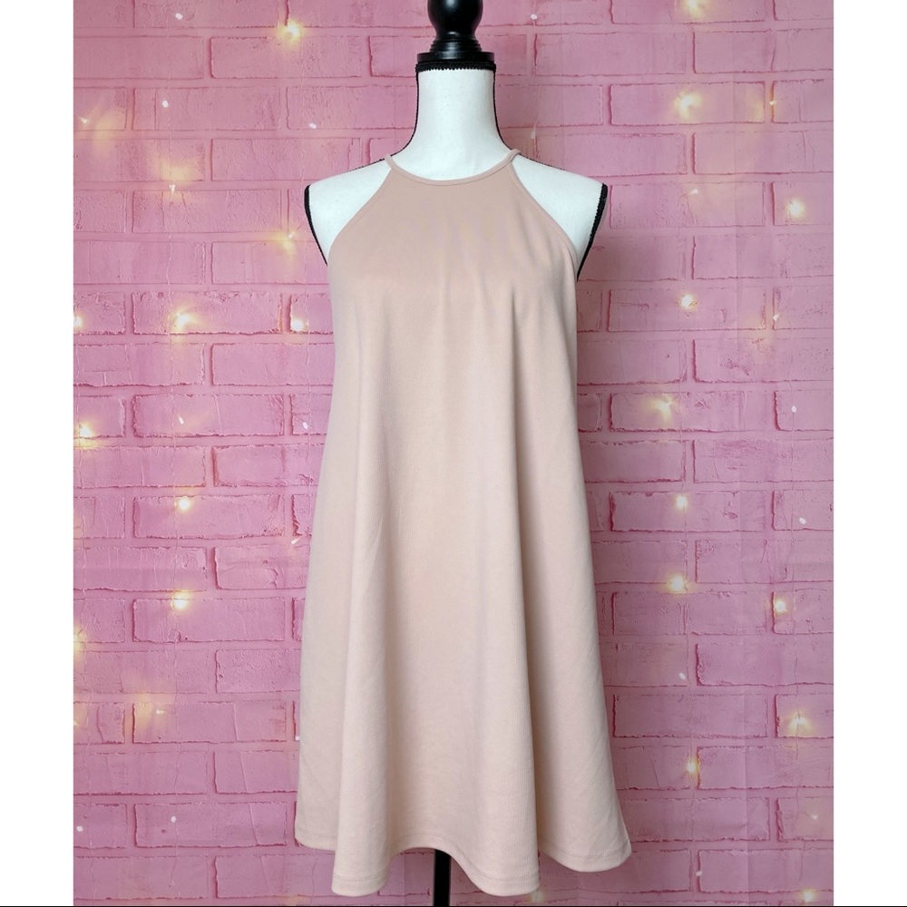 Forever 21 Women Cream Mini Dress Size Medium